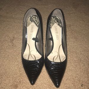 Sam & Libby Black Pumps